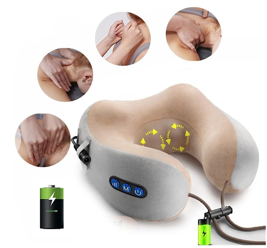 ✨ Almohada De Masaje Viajera Recargable ✨