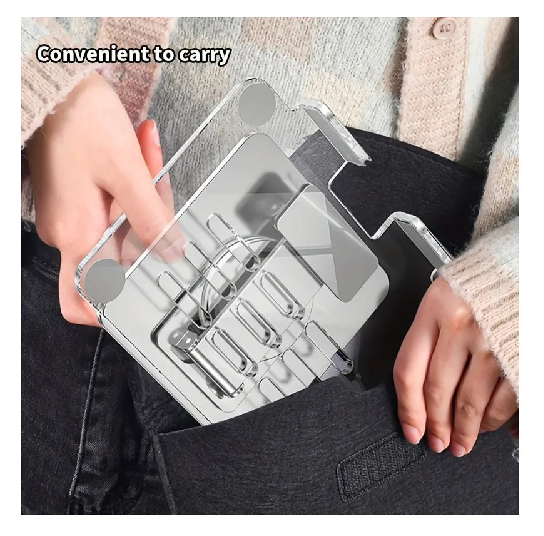 📱 Soporte Acrílico para Tableta Base Giratoria: Estabilidad y Estilo ✨