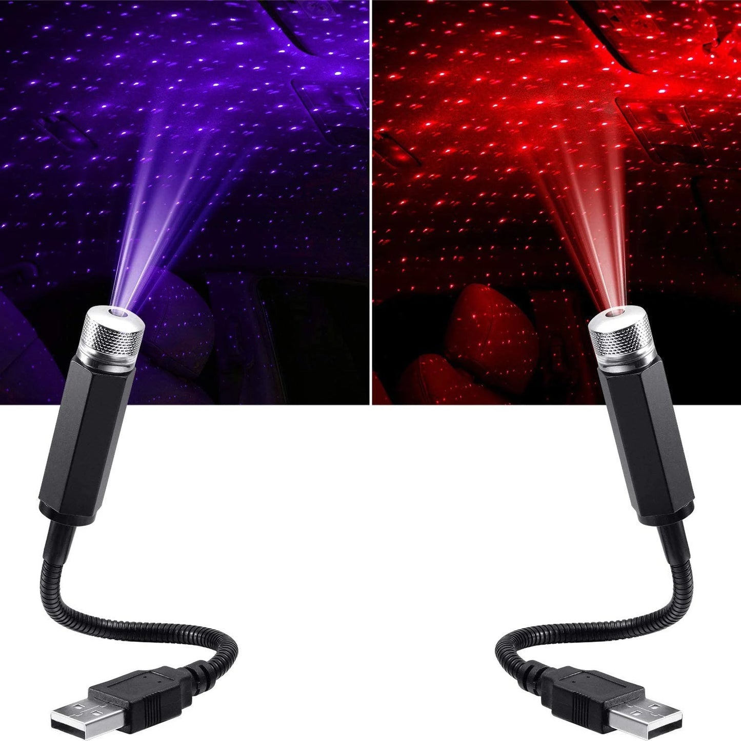 🌟 Proyector Luz LED Estrellas USB 🌟