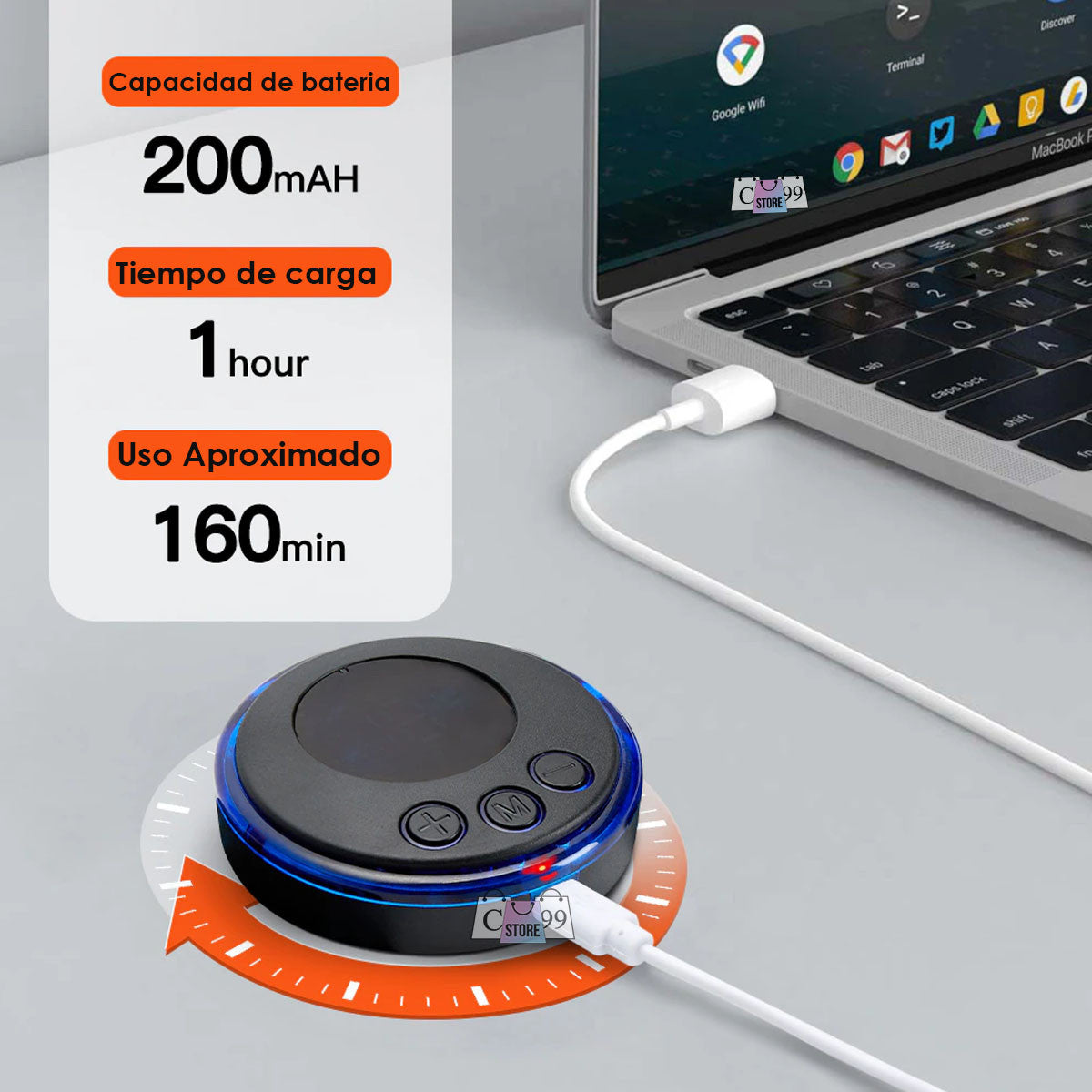 🌟 MINI MASAJEADOR CERVICAL ELÉCTRICO RECARGABLE USB + CONTROL EXTRA 🌟