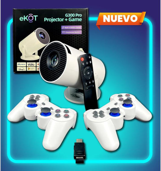 🌟✨ PROYECTOR G300PRO + GAME - ¡La mejor experiencia de cine y gaming en casa! 🎮🎥