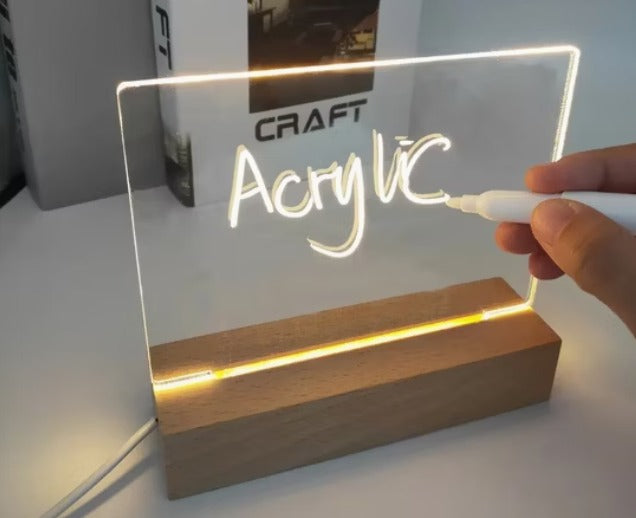 🎉 PIZARRA ACRÍLICA TRANSPARENTE - ELEGANCIA Y FUNCIONALIDAD EN UN SOLO PRODUCTO 🎉