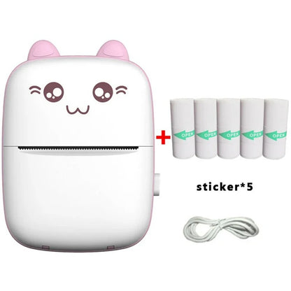 🎨📸Mini Impresora Portátil 2 Rollos para Niño 🎨📸