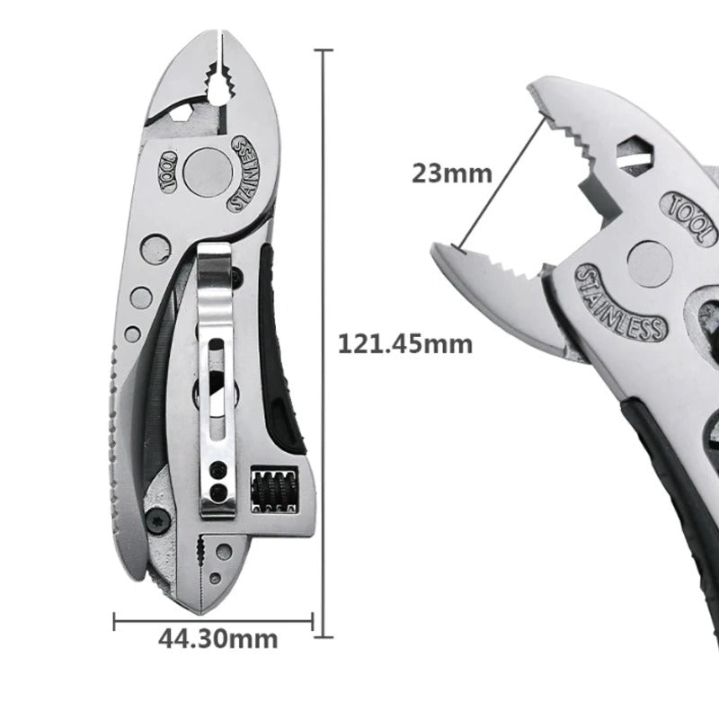 🔧 MULTI HERRAMIENTA ALICATE ACAMPAR NAVAJA - TU ALIADA TODO TERRENO 🚵‍♂️