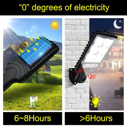 🌞 SolarLamp™ 30W con Sensor de Movimiento + Control Remoto 🌞