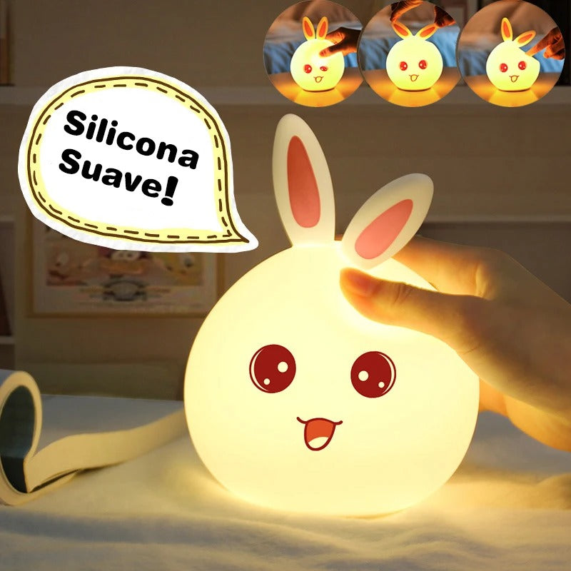 🐰 Lámpara Conejito para Niños: Luz Mágica para Dulces Sueños 🌙