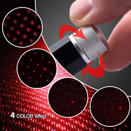 🌟 Proyector Luz LED Estrellas USB 🌟