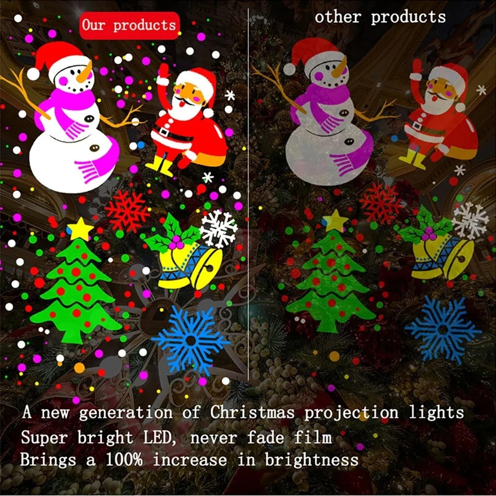 🎅✨ Proyector LED Navidad: ¡Ilumina tus fiestas con estilo! ✨🎄