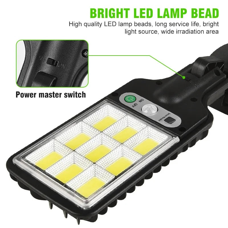 🌞 SolarLamp™ 30W con Sensor de Movimiento + Control Remoto 🌞
