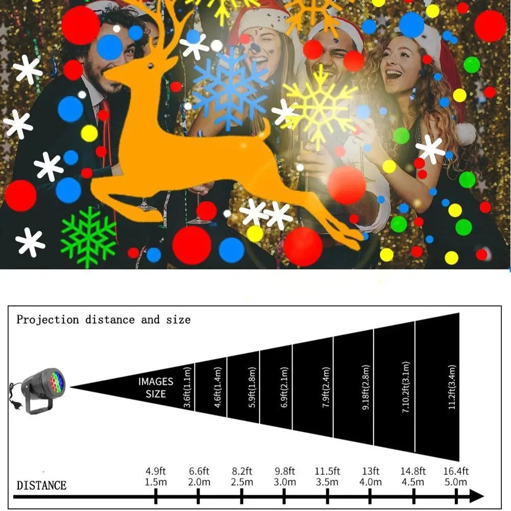🎅✨ Proyector LED Navidad: ¡Ilumina tus fiestas con estilo! ✨🎄