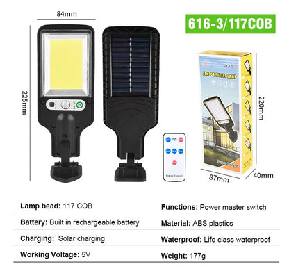 🌞 SolarLamp™ 30W con Sensor de Movimiento + Control Remoto 🌞